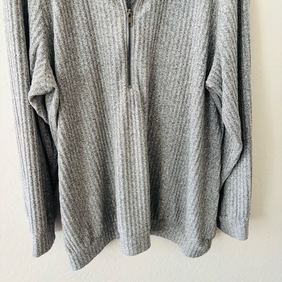 Torrid Gray Quarter-Zip Sweater - Picture 4 of 6